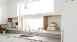 Open shelving kitchen trend