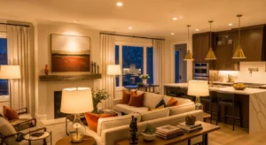 Lighting open concept design