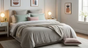 Soft color bedroom