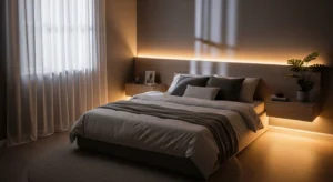 LED bedroom aesthetic