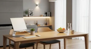 Multi functional dining table modern living