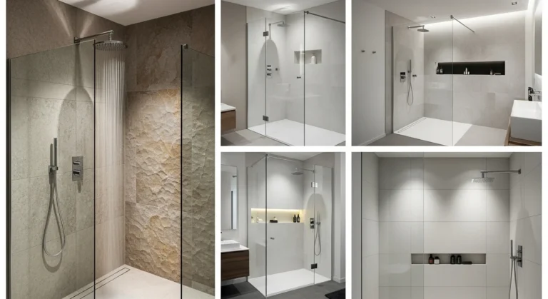 Shower remodel ideas 2026 with modern walk-in design and spa-like bathroom inspiration