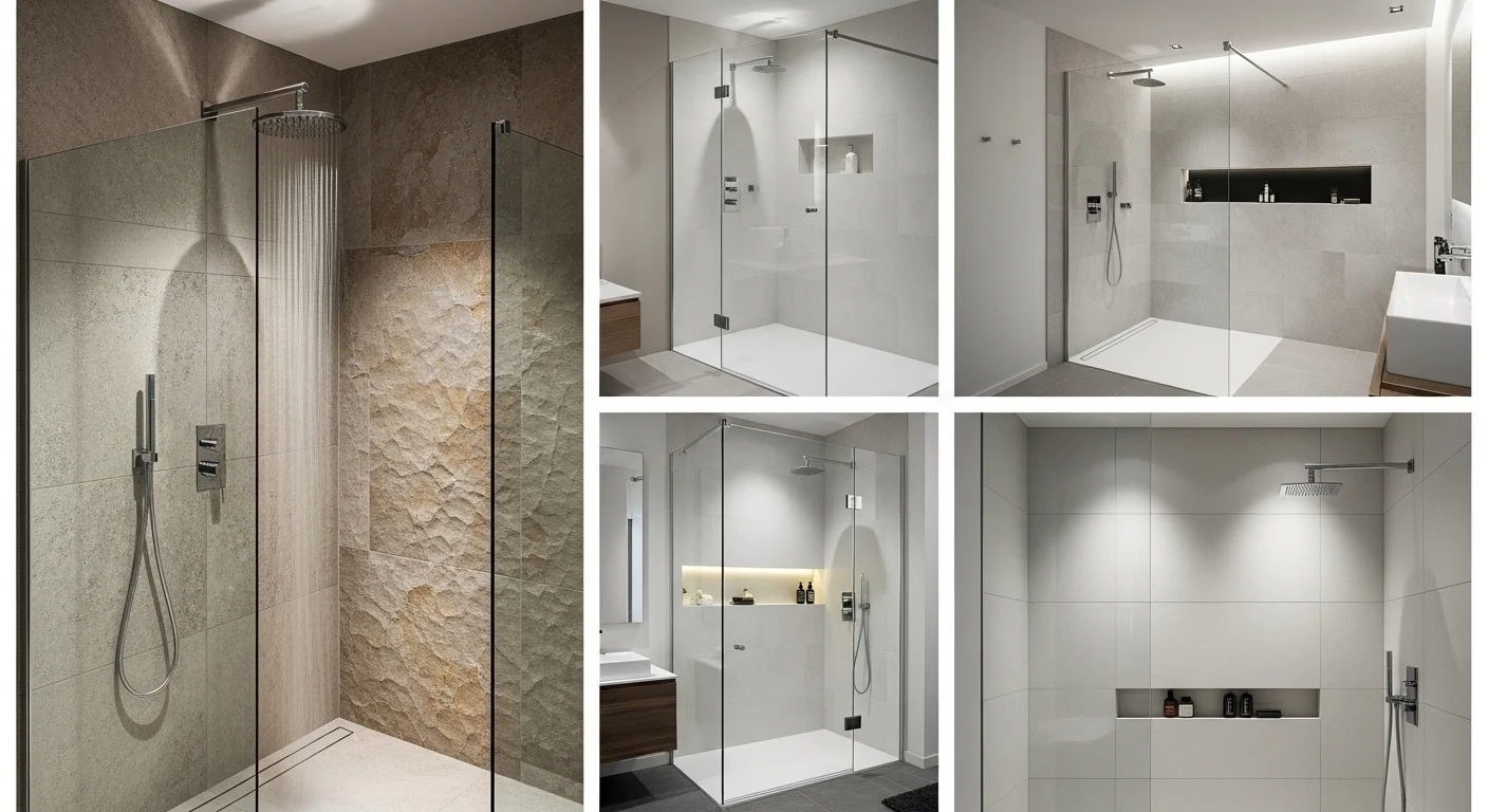 Shower remodel ideas 2026 with modern walk-in design and spa-like bathroom inspiration