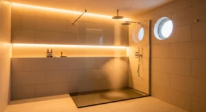Shower lighting modern bathroom trend