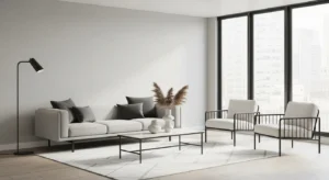 Slim furniture small living room