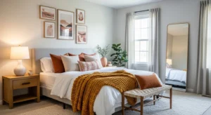 Warm neutral bedroom