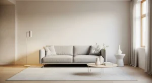 Japandi sofa clean design