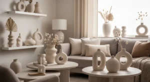 Ceramic decor living room