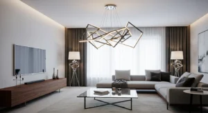 Glass furniture small living room