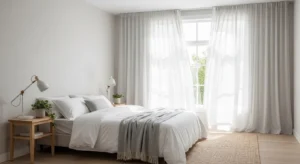 Curtains aesthetic bedroom