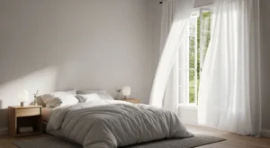 Bedroom curtains design
