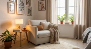 Reading corner bedroom