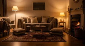 Cozy seating living room