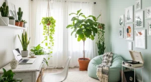 Plants teen bedroom