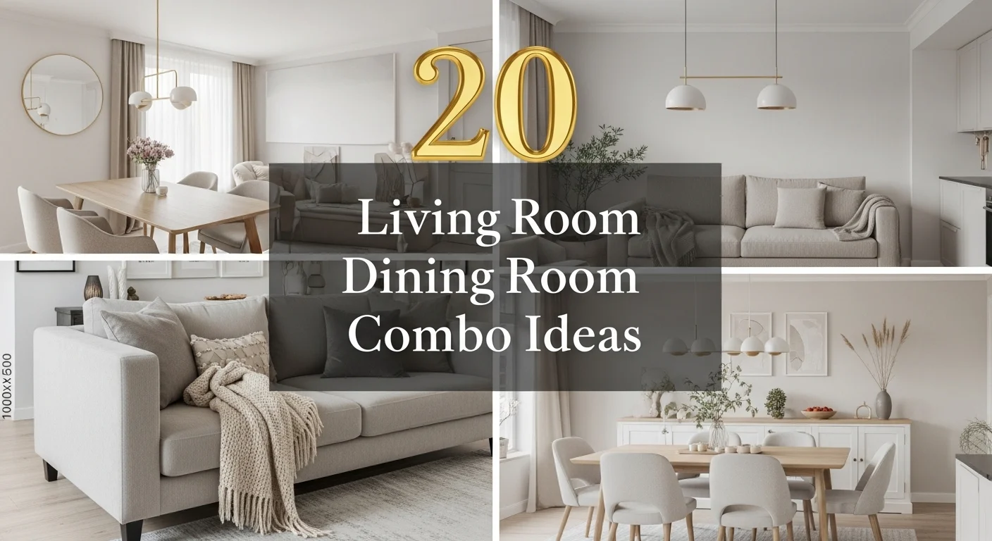 Living room dining room combo ideas with modern open layout and cozy design inspiration