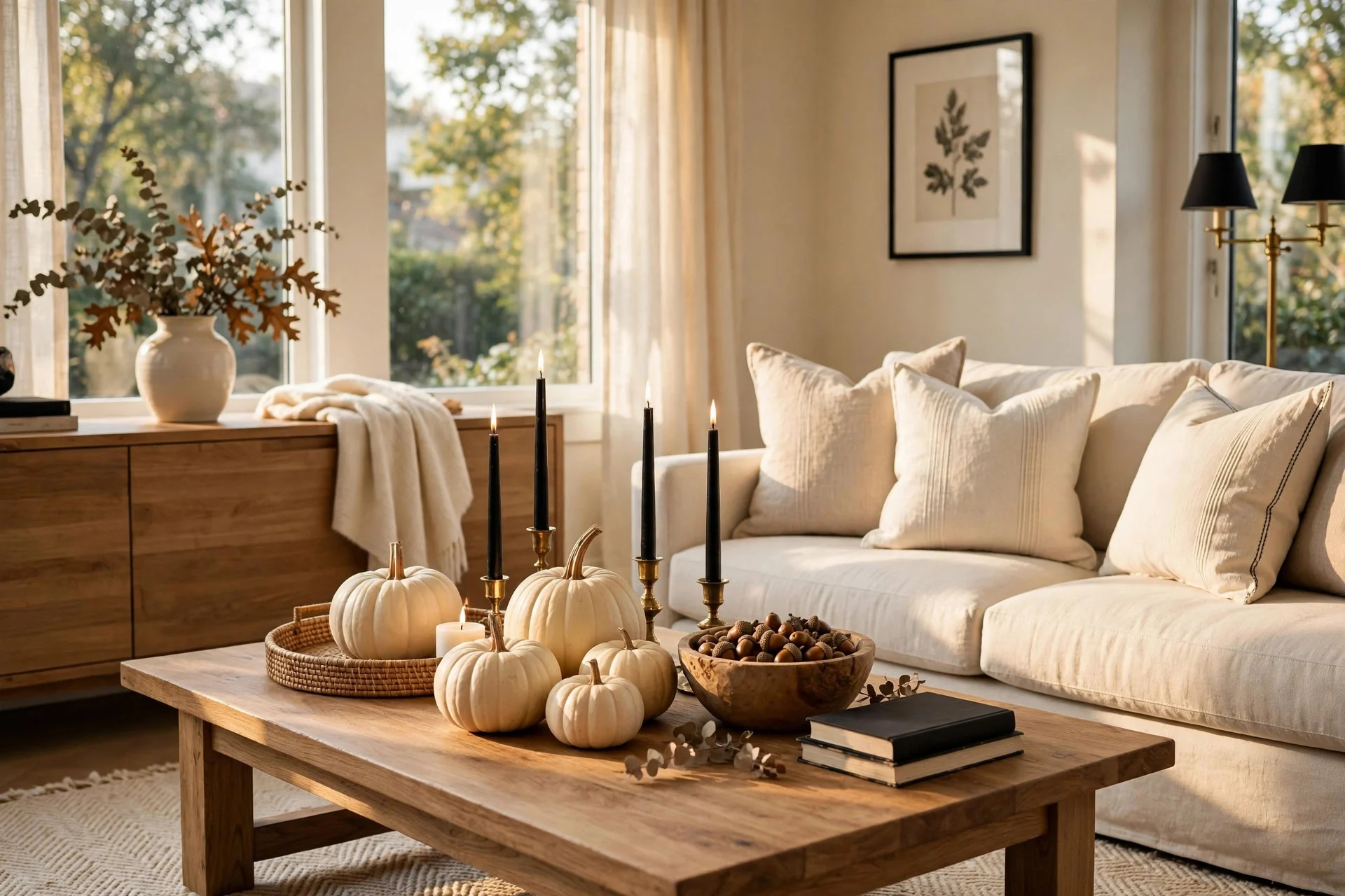 Tasteful Halloween decor